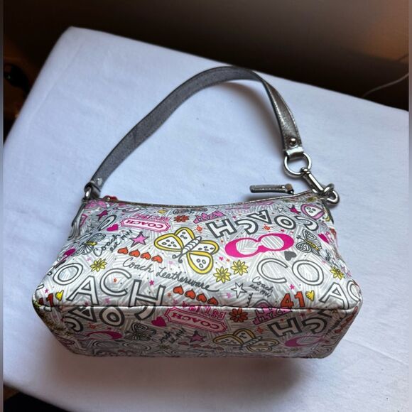 Rare Coach Multicolor Grafitti Mini Shoulder Bag - Picture 5 of 8